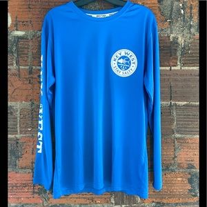 Spicy Tuna, Key West Stay Salty Long Sleeve, Blue, Unisex